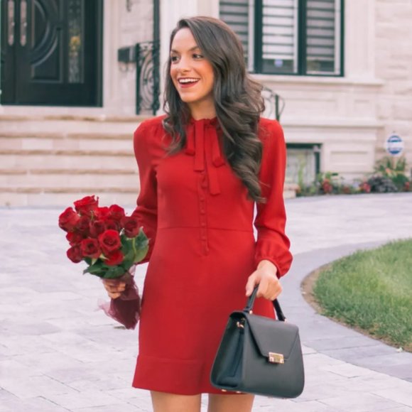 Red Zara Mini Dress - Picture 1 of 7
